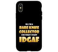 Carcasa para iPhone X/XS Rare Knife Collector Vintage Prop Movie World War Knives