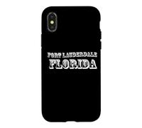 Carcasa para iPhone X/XS Recuerdo de Fort Lauderdale Florida USA