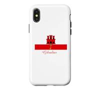 Carcasa para iPhone X/XS Recuerdo de la Bandera de Gibraltar