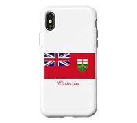 Carcasa para iPhone X/XS Recuerdo de la Bandera de Ontario Canadá