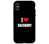 Carcasa para iPhone X/XS Recuerdo de Salisbury. Nacido y Criado