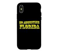 Carcasa para iPhone X/XS Recuerdo de San Agustín Florida Estados Unidos