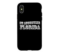 Carcasa para iPhone X/XS Recuerdo de San Agustín Florida Estados Unidos