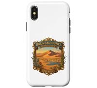 Carcasa para iPhone X/XS Recuerdo gráfico de Bruneau Dunes State Park Idaho