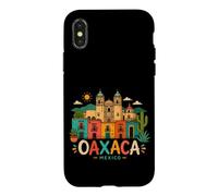 Carcasa para iPhone X/XS Regalo de Recuerdo de Viaje de Oaxaca México Dibujado a Mano