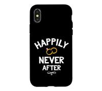 Carcasa para iPhone X/XS Regalo Divertido para Fiesta de Divorcio Happily Never After