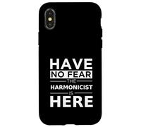 Carcasa para iPhone X/XS Regalo para armonicista Have No Fear The Harmonicist Is Here
