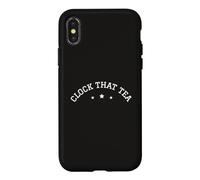 Carcasa para iPhone X/XS Reloj Que Té Meme Adolescente Mentiras Tween Chismes Gen Z Argot Verdad