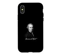 Carcasa para iPhone X/XS Retrato clásico de la filosofía de la iluminación de Immanuel Kant