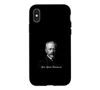 Carcasa para iPhone X/XS Retrato clásico de Pjotr Iljitsch Tschaikowski