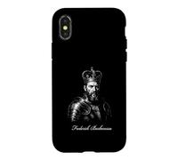 Carcasa para iPhone X/XS Retrato de Federico Barbarroja Rey Medieval Emperador