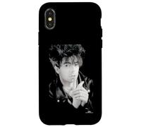 Carcasa para iPhone X/XS Retrato de Ian McCulloch Echo & The Bunnymen por Phil Nicholls