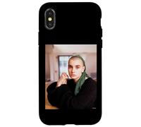 Carcasa para iPhone X/XS Retrato de Sinéad O'Connor Nothing Compares 2 U por AJ Barratt