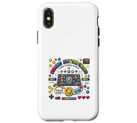Carcasa para iPhone X/XS Retro Combo Botón Smash Arcade Gamer Diseño