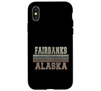Carcasa para iPhone X/XS Retro Fairbanks Alaska