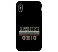 Carcasa para iPhone X/XS Retro Garfield Heights Ohio