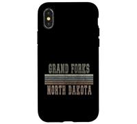 Carcasa para iPhone X/XS Retro Grand Forks Dakota del Norte