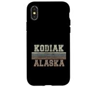 Carcasa para iPhone X/XS Retro Kodiak Alaska