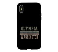 Carcasa para iPhone X/XS Retro Olympia Washington