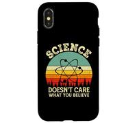 Carcasa para iPhone X/XS Retro Physic Chemistry Science Doesn'T Care What You Believe