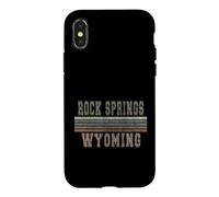 Carcasa para iPhone X/XS Retro Rock Springs Wyoming