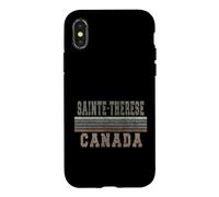 Carcasa para iPhone X/XS Retro Sainte-Therese Canadá