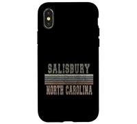 Carcasa para iPhone X/XS Retro Salisbury Carolina del Norte