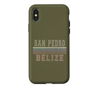 Carcasa para iPhone X/XS Retro San Pedro Belice
