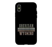 Carcasa para iPhone X/XS Retro Sheridan Wyoming