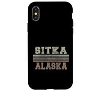 Carcasa para iPhone X/XS Retro Sitka Alaska