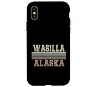 Carcasa para iPhone X/XS Retro Wasilla Alaska
