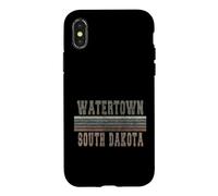 Carcasa para iPhone X/XS Retro Watertown Dakota del Sur