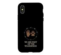 Carcasa para iPhone X/XS Rewild Nature Rewilding Movimiento Eco Activista Mindful Earth