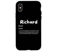 Carcasa para iPhone X/XS Richard Definition Personalized Name Custom Costume For Rich