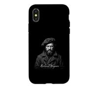 Carcasa para iPhone X/XS Richard Wagner Música clásica Ópera Compositor Retrato