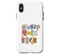 Carcasa para iPhone X/XS Risen Hope Lives Christian Easter Resurrection Faith Cross