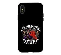 Carcasa para iPhone X/XS Rock Climber Bouldering Climb More Stuff