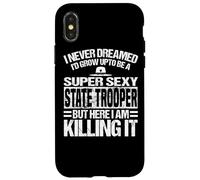 Carcasa para iPhone X/XS Ropa de State Trooper - Divertido diseño de Great Troopers