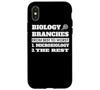 Carcasa para iPhone X/XS Ropa Divertida de microbiología: el Mejor diseño de microbiólogos