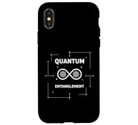 Carcasa para iPhone X/XS Ropa gráfica Quantum Entanglement Infinity Atom Physics