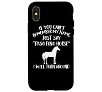 Carcasa para iPhone X/XS Ropa Paso Fino - Divertido diseño increíble para Amantes de los Caballos