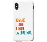 Carcasa para iPhone X/XS Rosario L'Uomo Il Mito La Leggenda Festa di Compleanno