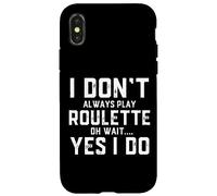 Carcasa para iPhone X/XS Roulette Player Funny Gear For People Who Play Roulette Game