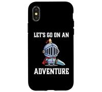 Carcasa para iPhone X/XS RPG Gamer Let's Go On An Adventure Knight Jugador Juego