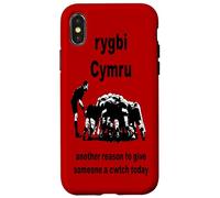 Carcasa para iPhone X/XS Rugby Otra Razón para Dar A Alguien Un Cwtch Hoy