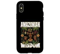 Carcasa para iPhone X/XS SABIDURÍA AMAZONIANA Culturas Antiguas Pueblos indígenas Selva