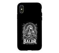 Carcasa para iPhone X/XS Saga de mitología vikinga nórdica traicionada por la luz de Baldr
