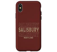 Carcasa para iPhone X/XS Salisbury Maryland Vintage