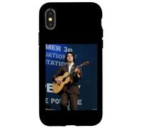 Carcasa para iPhone X/XS Sam Duckworth Get Cape Wear Cape Fly Live por Andy Willsher