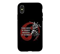 Carcasa para iPhone X/XS Samurai Miyamoto Musashi Sabiduría Ronin